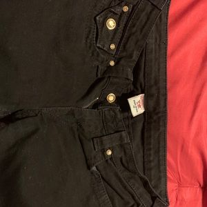 All black true religion Swarovski crystals